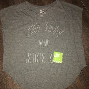 Nike over sized crop top